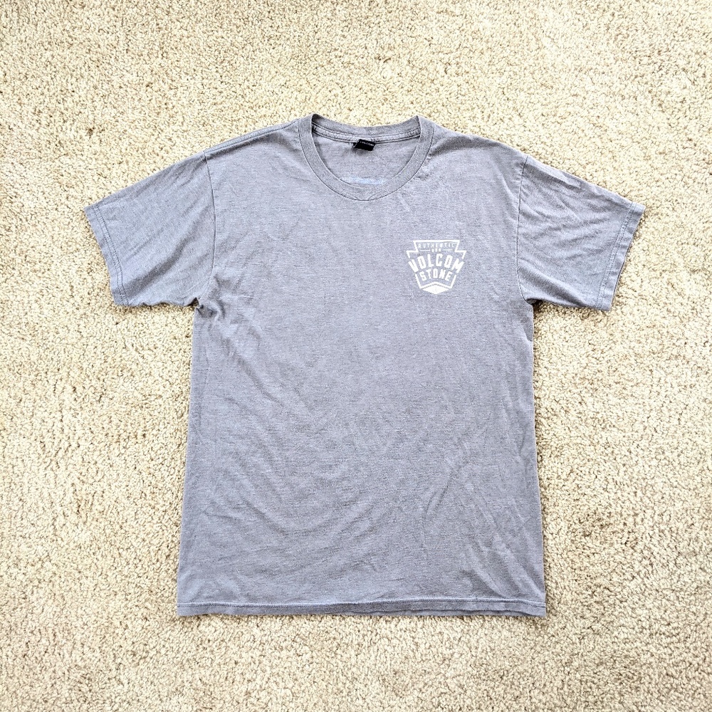 Volcom Stone Logo T-Shirt Men's Medium Ash Gray